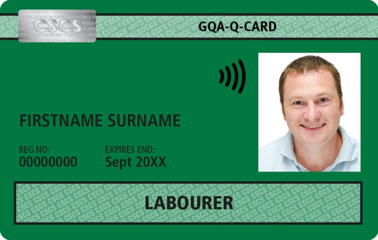Green CSCS Q-Card